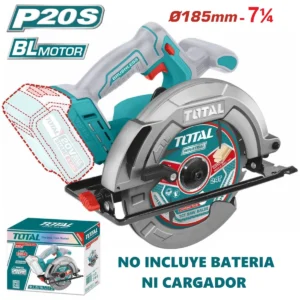 SIERRA CIRCULAR 7¼ MOTOR BL 20V 185MM TOTAL-TSLI1851